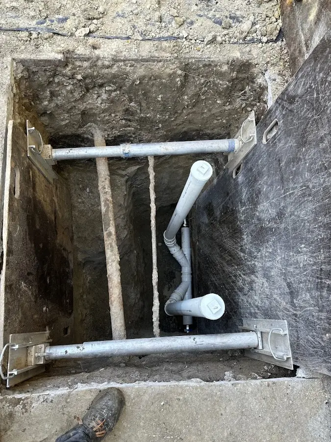 Experienced plumber completing Gas Line Repair work in Norwood